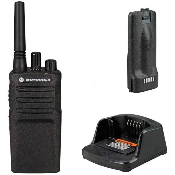 Motorola XT420, 16 canais de ondas curtas, PRM466, preto, IP 55
