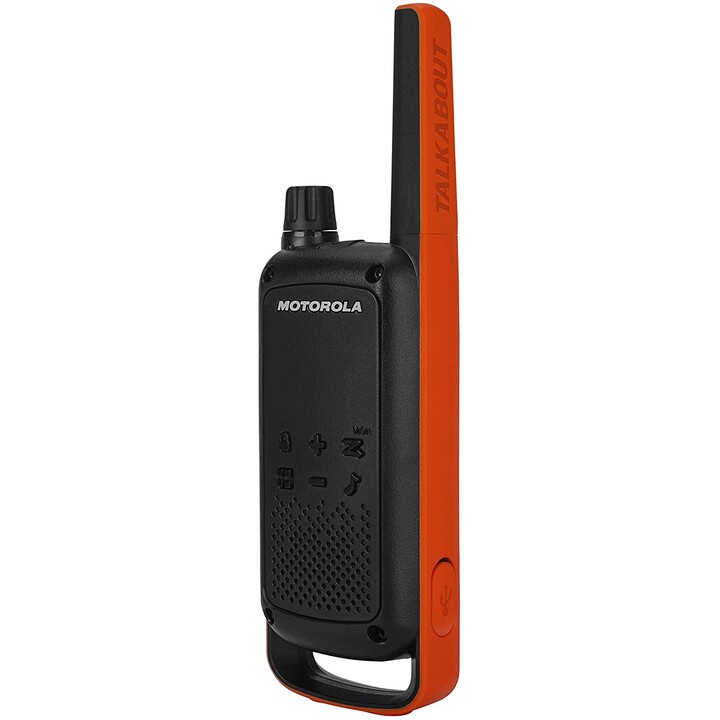 Motorola T82 Twin Pack Funksprechgerät 16 Kanäle Schwarz , Orange