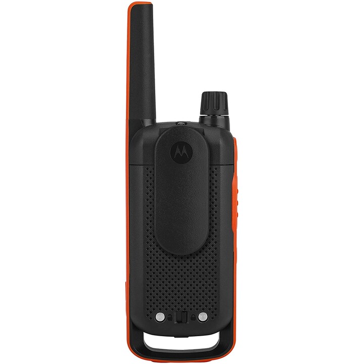 Motorola T82 Twin Pack Funksprechgerät 16 Kanäle Schwarz , Orange