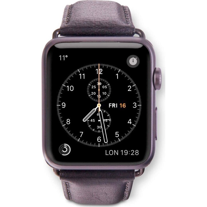 Copenhagen - Watch Strap 42/44 mm - Black/Space Gray