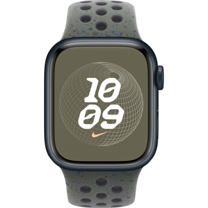 Apple Correa Nike Sport 41mm Caqui Militar M/L
