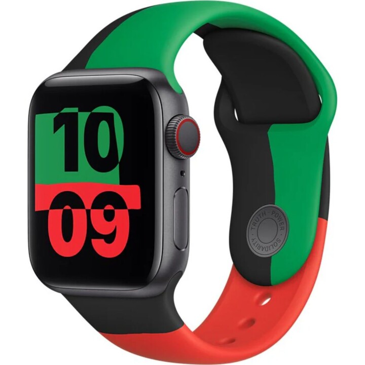 Bracelet sport pour Apple Watch Noir Unity 40mm