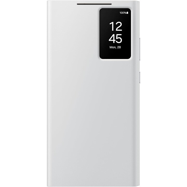 Funda tipo billetera Samsung Smart View para el Galaxy S24 Ultra (blanco)