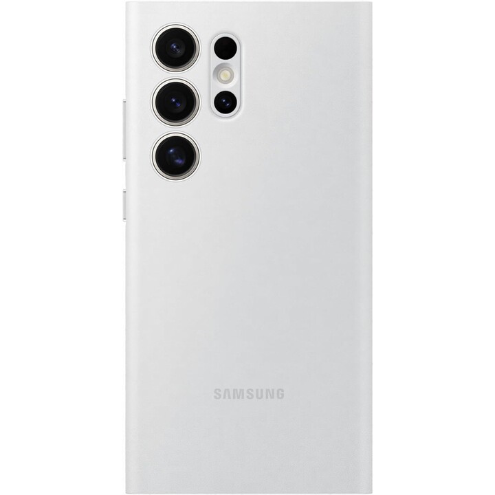 Funda tipo billetera Samsung Smart View para el Galaxy S24 Ultra (blanco)