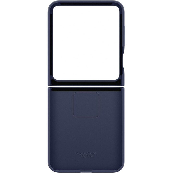 Samsung Galaxy Custodia ufficiale in silicone con anello per Galaxy Z Flip6, Blu navy