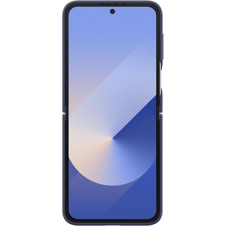 Samsung Galaxy Offizielle Silikonhülle mit Ring für Galaxy Z Flip6, Marineblau