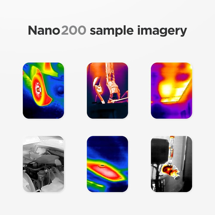 Seek Thermal CW-DBAX cámara térmica Negro 200 x 150 Pixeles