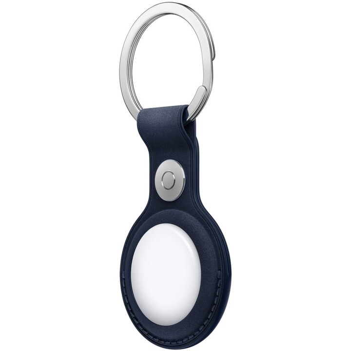 Chaveiro trançado Apple Fine para AirTag, azul profundo