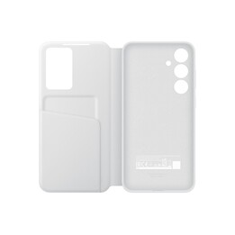 Funda tipo billetera Samsung Smart View para el Galaxy S24 FE (blanco)