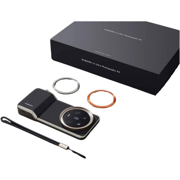 Kit de fotografia ultra profissional Xiaomi 14 Lente sem fio cinza