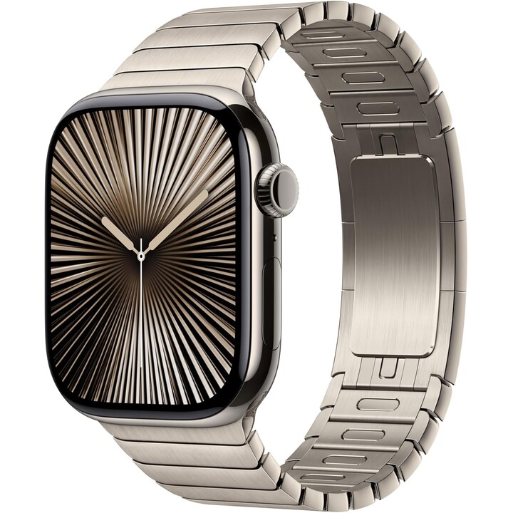 Apple Watch Band – Gliederarmband – 46 mm – Natur – Einheitsgröße (passt den meisten)