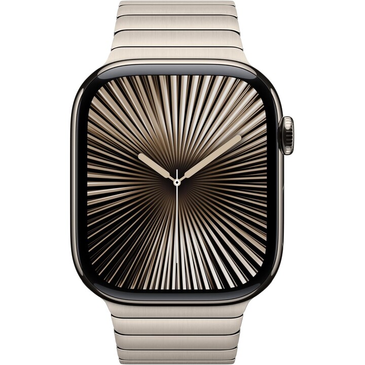 Apple Watch Band – Gliederarmband – 46 mm – Natur – Einheitsgröße (passt den meisten)