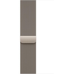 Correa para Apple Watch - Pulsera Milanese Loop - 46 mm - Natural - Talla M/L