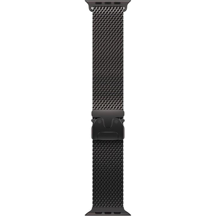 Milanese Loop Bracelet in Black Titanium (49mm) - Size L