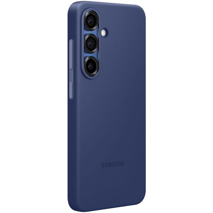 Capa de silicone Samsung para Galaxy S25 (azul)