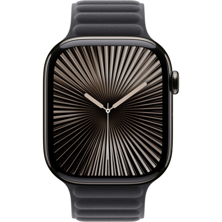 Black Magnetic Apple Watch Band for 46mm Apple Watch Size S/M