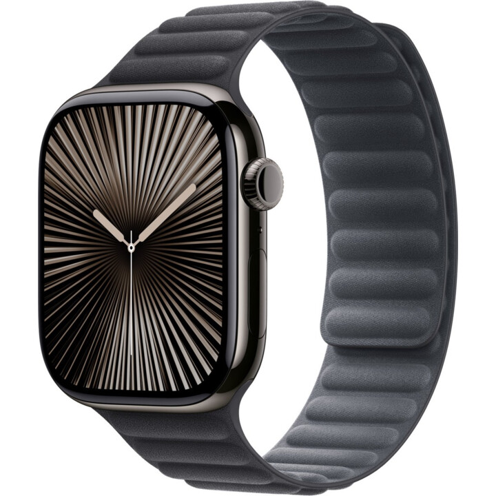 Black Magnetic Apple Watch Band for 46mm Apple Watch Size S/M