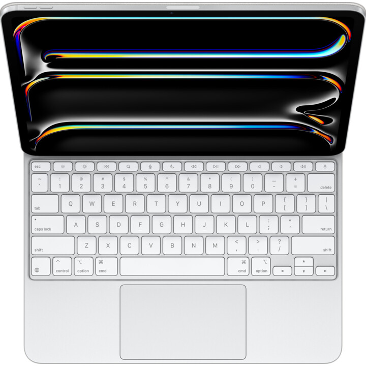 Teclado Magic Keyboard de APPLE para iPad Pro 13 (M4) - Inglés (EE. UU.) - Blanco