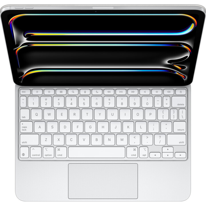 Teclado Magic Keyboard de APPLE para iPad Pro 11 (M4) - Inglés internacional - Blanco