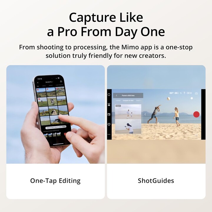 DJI Osmo Mobile 7P Gimbal Stabilisator für iPhone, Android, native Tracking, 3-Achse, 10 Stunden