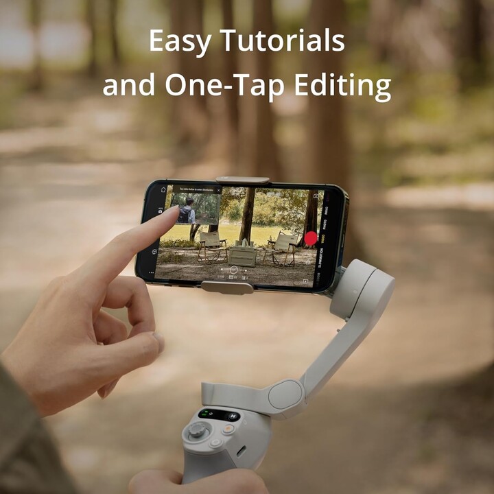 DJI OSMO Mobile SE smartphone gimbal, 3-axis stabilization, handy and foldable, ShotGuides, ActiveTrack 6.0