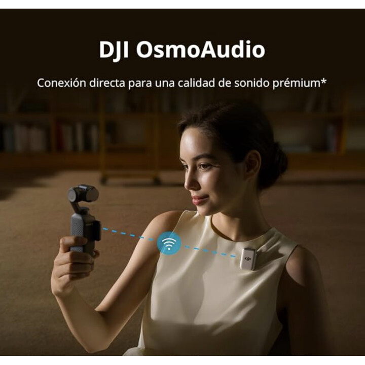DJI Osmo Pocket 3, cámara con sensor CMOS de 1" y vídeo 4K/120fps, estabilización en 3 ejes, enfoque rápido, seguimiento de cara