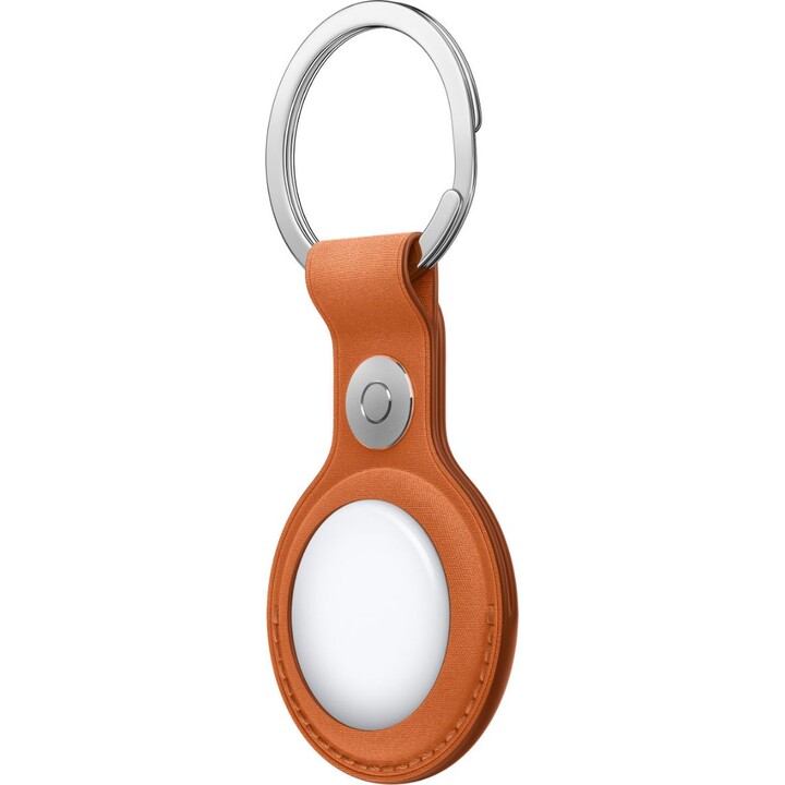 Llavero de trenzado fino para el AirTag - Naranja zorro