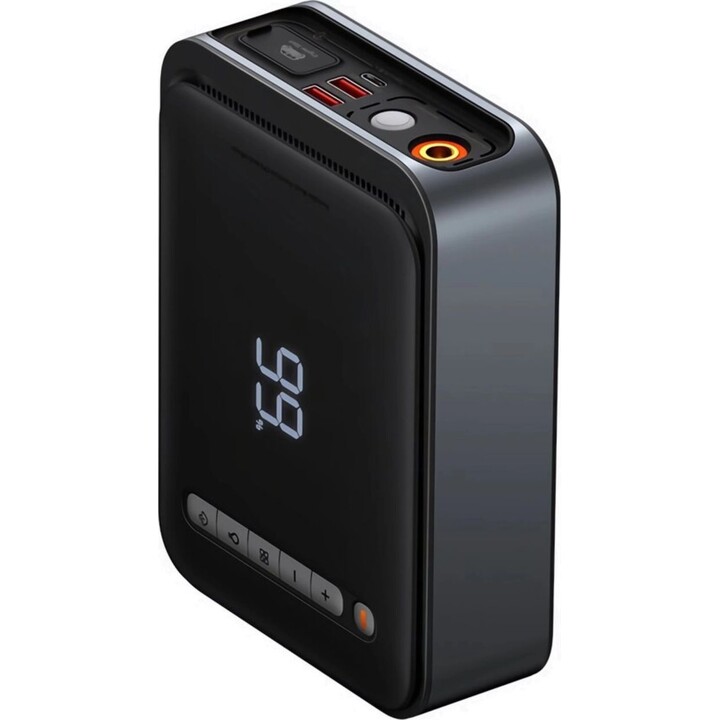 Baseus Super Energy Car Jump Starter, 8000 mAh, 1000 A USB - Power Bank / Jump Starter + Compressor 2-in-1