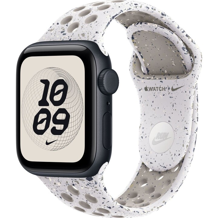 Correa deportiva Nike para Apple Watch de 40 mm (talla pequeña/mediana) (gris velado)