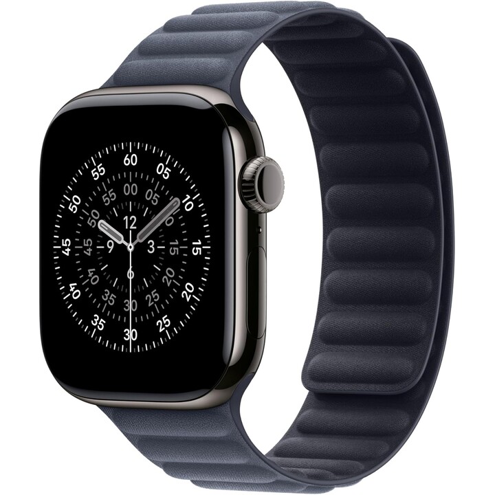 Navy blue magnetic link strap (46 mm) - Size S/M