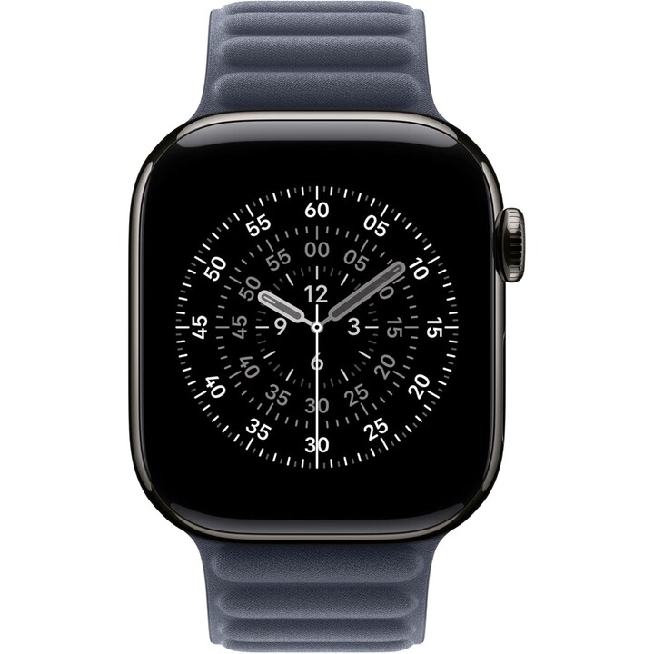 Navy blue magnetic link strap (46 mm) - Size S/M