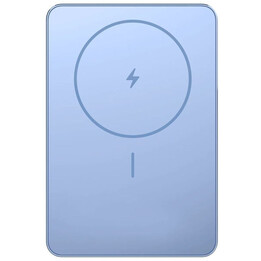 Powerbank 5000mAh Xiaomi Super Slim Magnetic Power Bank 5000/ Wireless/ Blue/ Includes USB Type-C Cable