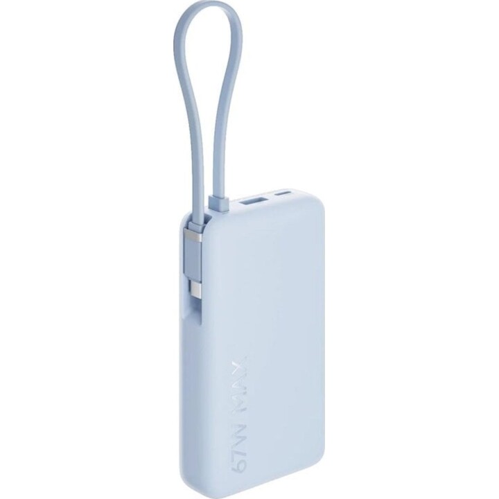 Batería externa Xiaomi 67W Power Bank 10000 Azul carga rápida cable integrado