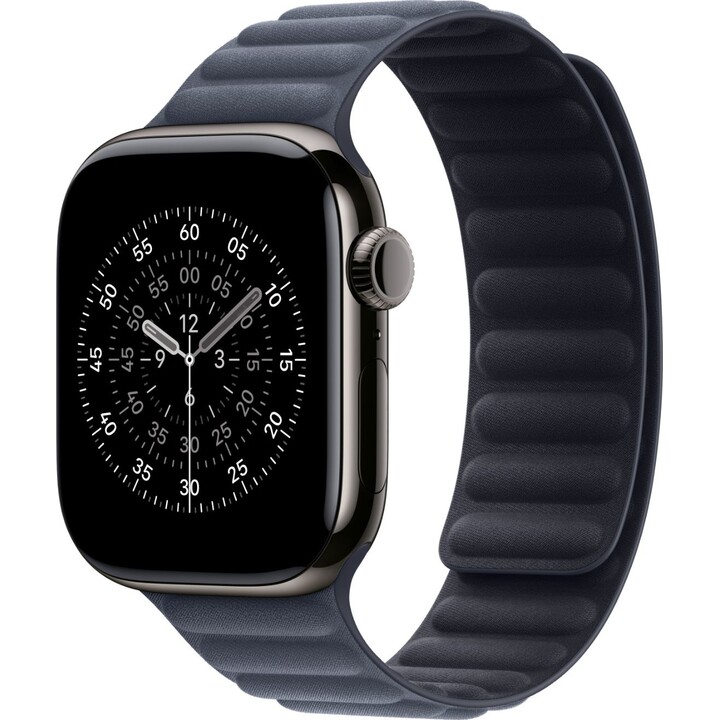 Cinturino per Apple Watch con chiusura magnetica, blu navy, taglia S/M - 42 mm