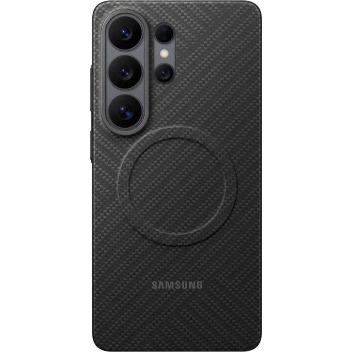 Custodia magnetica Samsung in carbonio per Samsung Galaxy S26 Ultra nera