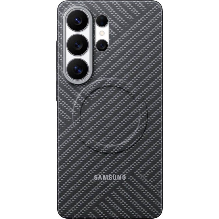 Custodia magnetica Samsung Carbon per Samsung Galaxy S26 Ultra grigio scuro
