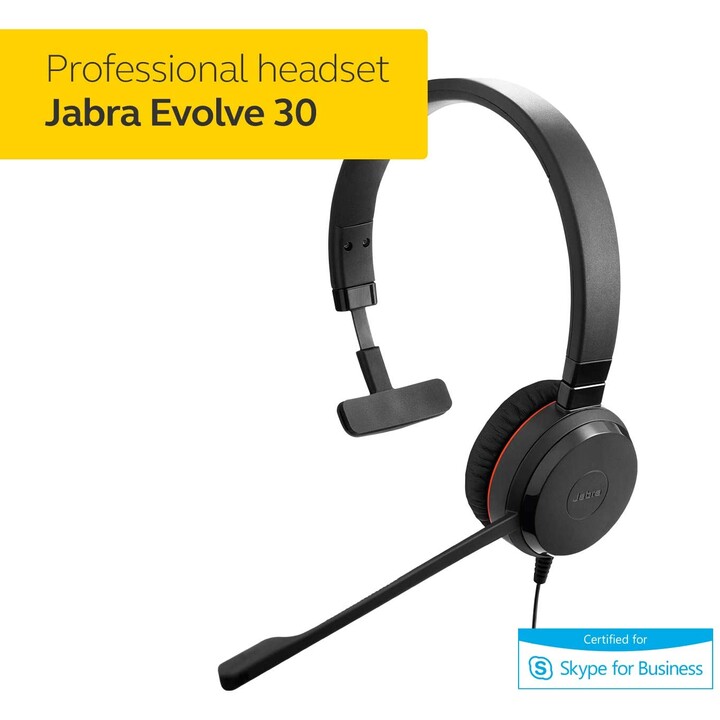 Jabra Evolve 30 II MS Mono USB Noir