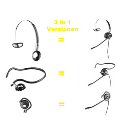 Jabra BIZ 2400 II Mono Banda Ancha QD 3 en 1 Negro