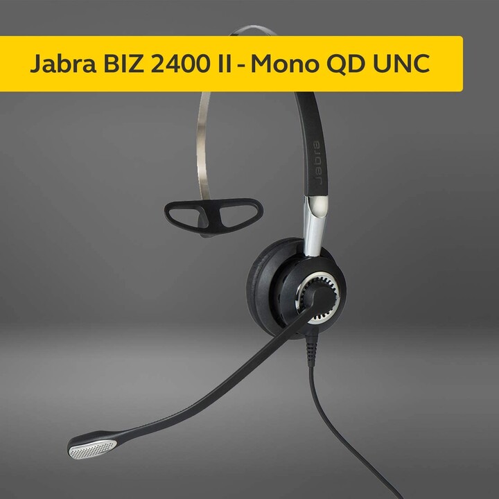 Jabra Biz 2400 II QD Mono UNC 3 en 1 Negro