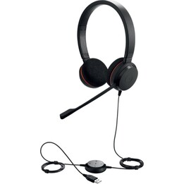 Jabra Evolve 20 Auriculares Diadema Negros Control de volumen