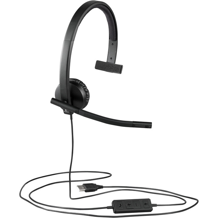 Logitech H570e Mono (981-000571) Schwarz