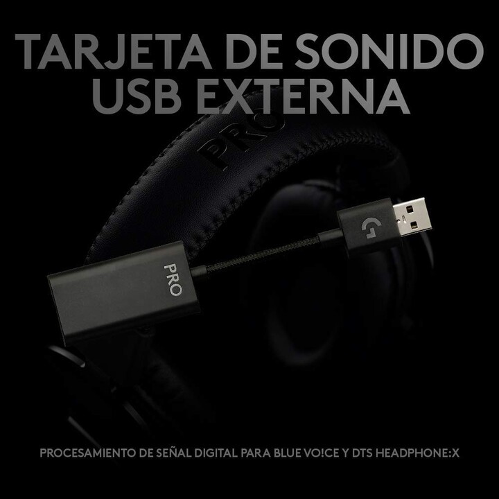 Logitech G Pro X Auriculares Gaming 7.1 Negro