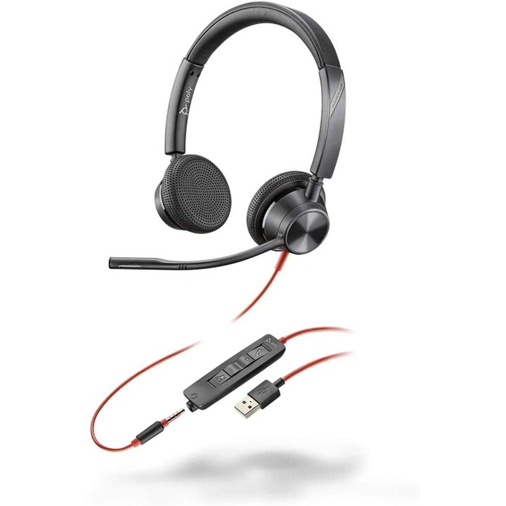 Poly Blackwire 3325 USB Negro