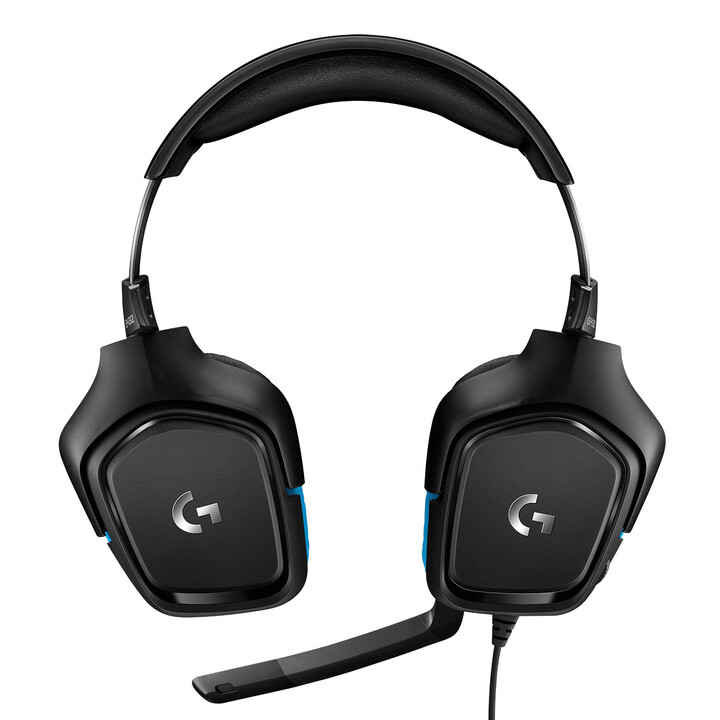 Logitech G G432 Kopfhörer Kopfbügel 3,5-mm-Anschluss Schwarz, Blau