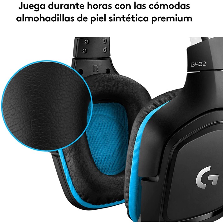Logitech G G432 7.1 Surround Sound Wired Gaming Headset
