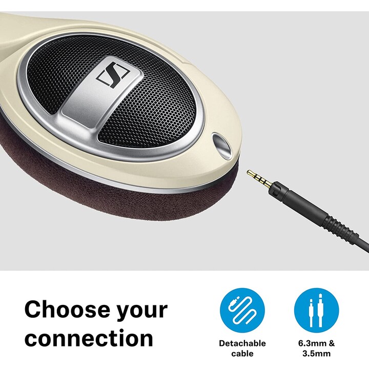 Sennheiser HD 599 Headband Headphones Brown, Ivory
