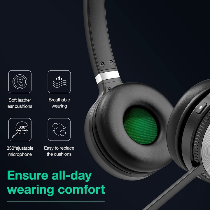 Yealink WH62 Dual Casque Noir