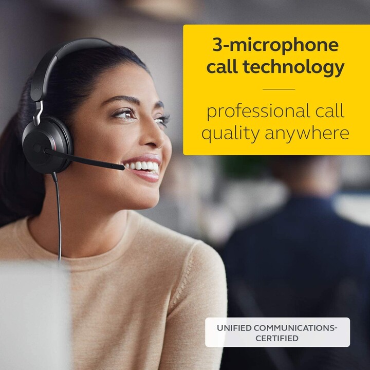 Jabra Evolve2 40 UC Mono Headset On-Ear, convertible, wired, USB