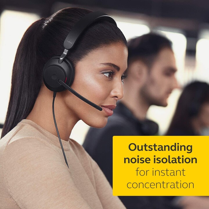 Jabra Evolve2 40 UC Mono Headset On-Ear, convertible, wired, USB