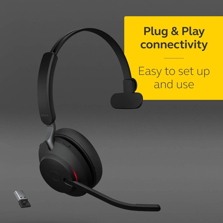 Auriculares inalámbricos Bluetooth Jabra Evolve2 65 UC Mono 26599-889-999